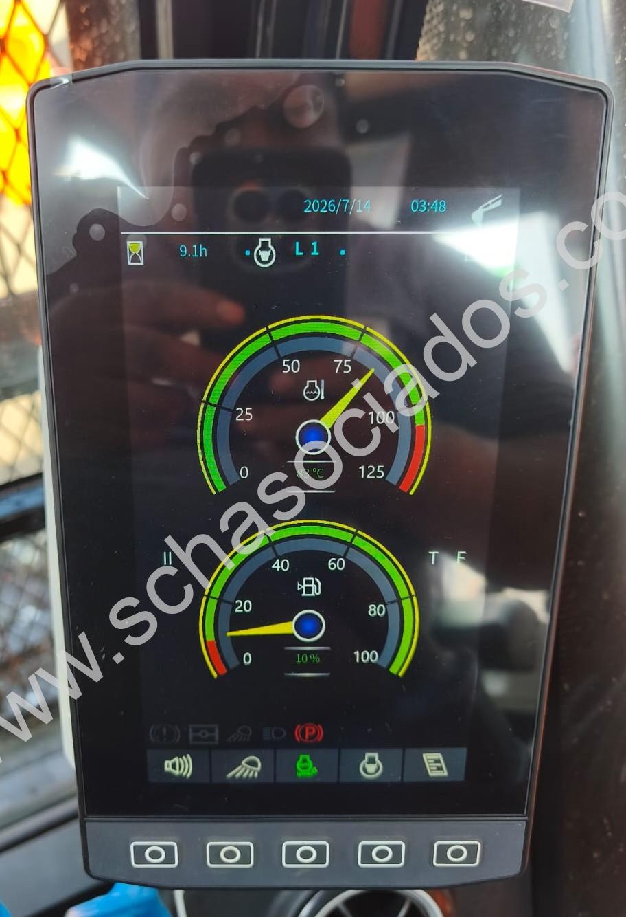 EXCAVADORA NEUMATICA LONKING CDM6210W 2026 - Imagen 5