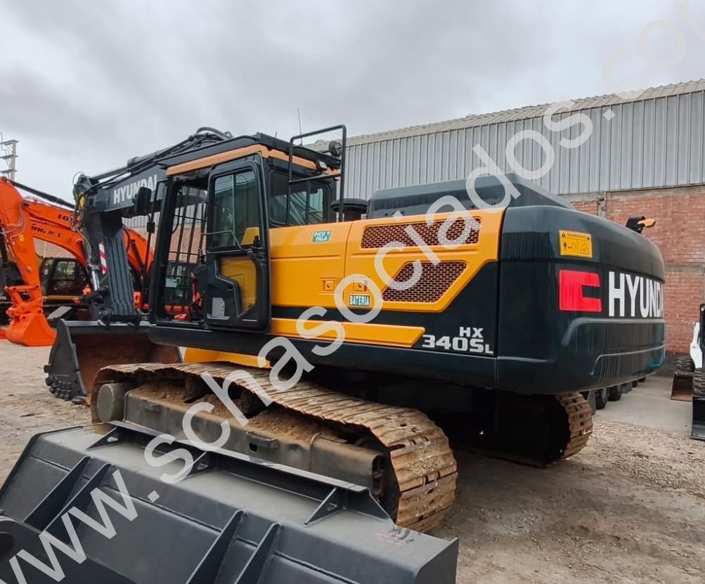 EXCAVADORA ORUGA HYUNDAI HX340 SL 2021 - Imagen 4