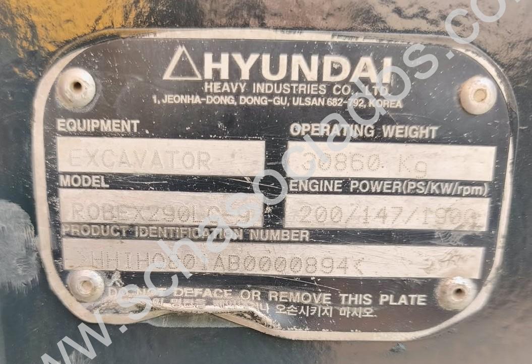 EXCAVADORA DE ORUGA HYUNDAI 290LC-9 2012 - Imagen 4